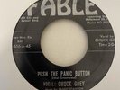 Rockabilly 45 CHUCK GREY Push The Panic Button/Rock & Roll Is In My Soul Fable