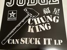 Judge - Chung King Can Suck It TRANSLUCENT LIGHT BLUE COLOR Vinyl LP Nyhc Hardco