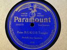 78Rpm, Pre War Gospel Harmony, Norfolk Jazz Quartette Raising RUKUS' Paramount E