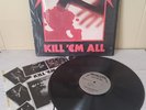 Metallica Kill Em All Lp Vinyl 1983 True 1st Press Megaforce Label MRI 069
