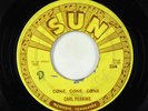 Rockabilly 45 - Carl Perkins - Gone, Gone, Gone - Sun - push marks