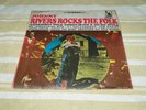 Folk Rock LP *Johnny Rivers Rocks The Folk*ORANGE VINYL TAWAIN NOT PLAYED--B-2