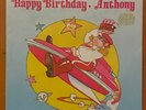 Sealed Captain Zoom Happy Birthday Anthony 1975 6” Flexi-Disc  Great gift