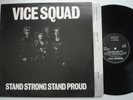 VICE SQUAD Stand Strong Stand Proud RIOT CITY original UK vinyl LP Punk w/inner