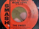 RARE Latin Northern Soul 45 THE SWEET Got To Have More Love SMASH VG++*