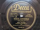 78RPM White Christmas Let's Start The New Year Right Bing Crosby Decca 18429