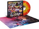 Unmasked 45th Anniversary Neon Yellow & Red Splatter Kiss Numbered Vinyl