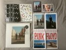 Pink Floyd WHITE VINYL Wish You Were Here vinyl LP + FANZINE & POSTER POSTCARDS
