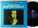 Don Patterson - Funk You  LP - Prestige VG++