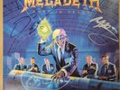 MEGADETH Rust In Peace LP UK AUTOGRAPHED / SIGNED ELLEFSON FRIEDMAN LTD ED 180g