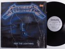 METALLICA Ride The Lightning MEGAFORCE LP NM/VG++ 1st press 