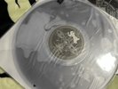 GHOST - Skeleta Oxidized Metallic Silver LIQUID FILLED Vinyl LP In Hand (open)
