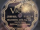 HEARMcKinney's Cotton Pickers Milenberg Joys Shim-Me-Sha-Wabble Victor 78 RPM