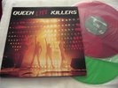 QUEEN   LIVE KILLERS ** 1979 Japan ELEKTRA 2 x LP w/ INSERT. GREEN / RED VINYL.