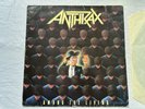 Anthrax Among the Living UK 1st Press Vinyl LP Island Records ILPS986 1987