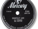 Rare 1958 BIG BOPPER Rock’n Roll 78 RPM Record. Chantilly Lace. Mercury 71343