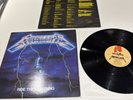 METALLICA Ride The Lightning LP Vinyl 1984 UK 1st Press w/ois RARE MFN-27