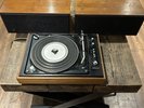 Vintage Bang and Olufsen Beogram 1500, Record Player And Speakers.