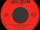 TOBASCO TRAVIS Hard World To Live In 45 Jay-Sum Rare 1974 Kentucky Funk Soul