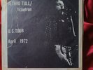 JETHRO TULL Ticketron U S Tour April 1972 Vinyl