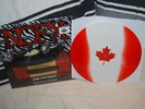 NOFX Half Album Canada Flag Color Vinyl LP