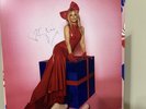 Kylie Christmas fully Wrapped Pink Marble Vinyl Personally SIGNED  x2