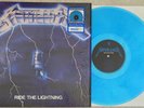 Metallica Ride The Lightning 2021 Electric BLUE Vinyl LP Record Hype Digital Dow