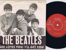 THE BEATLES She Loves You b/w I’ll Get You Danish 45PS 1963 Red Parlophone 7”