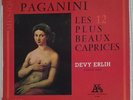 DEVY ERLIH / PAGANINI Les 12 Plus Beaux Caprices ADES 13025 ED1