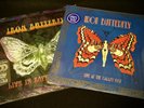 Iron Butterfly 2 Vinyl Live Albums 3 Color LPs Copenhagen 1971 & Galaxy 1967