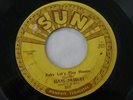 Elvis Presley 45 Rpm Sun Record Baby Let Play House / She's Gone PUSHMARKS