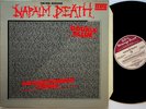 Napalm Death- The John Peel Sessions LP (1989 UK Vinyl EX+) Live Thrash Godflesh