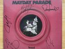Mayday Parade - Sweet Band Signed Autograph LP Vinyl Record In Hand