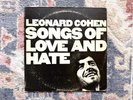 Leonard Cohen - Songs Of Love And Hate Vinyl Record 1st Press - Record LP EX