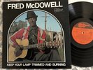 FRED McDOWELL 'Keep Your Lamp Trimmed & Burning' 1973 Blues Vinyl:EX+ Cover:EX
