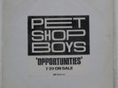 PET SHOP BOYS OPPORTUNITIES EMI S14145 Japan PROMO VINYL 12