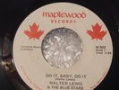 Modern Soul Walter Lewis & The Blue Stars Do It Baby Do It  Rare  Maplewood 45