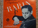 Michael Rabin PAGANINI: Caprices Op. 1 Columbia ML 2168 10