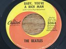 Beatles All You Need Is Love / Baby You're A Rich Man Capitol 5964 45rpm W/COMMA