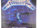 Original 1984 Metallica Ride the Lightning Vinyl LP Electra 9 60396-1 Nice Clean