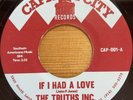 THE TRUTHS INC. IF I HAD A LOVE / WHY THEN 45's 7 inch