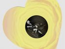 Taylor Swift Lover Live From Paris Pink/Yellow & Blue Swirl Heart Shape Vinyl