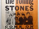 THE ROLLING STONES Come On (1963)  1-st PIC SLEEVE Denmark 45rpm HEAR