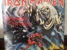 Iron Maiden Number of the Beast 1982 Canadian  LP, Mint vinyl/VG+ album cover