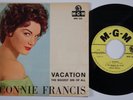 CONNIE FRANCIS sings in swedish  SWEDEN 1962 EP Vacation / Pretty Little Baby +2