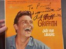 ANDY GRIFFITH-Just For Laughs VINYL LP ALBUM 1958 CAPITOL RECORDS, SIGNED