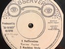 ROCK ON/SATURDAY NIGHT GREGORY ISAACS CHRISTINE SUFFERATION TYRONE TAYLOR 12” M-