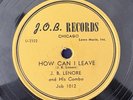 BLUES 78 • J.B. Lenore • JOB 1012 • How Can I Leave • The Mojo • Sunnyland Slim