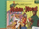DISNEY ROBIN HOOD STORY & SONGS Vinyl LP Record 1973 w/ BOOK