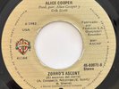 ALICE COOPER - Zorro's Ascent / I Am The Future - ECUADOR PRESS 45
